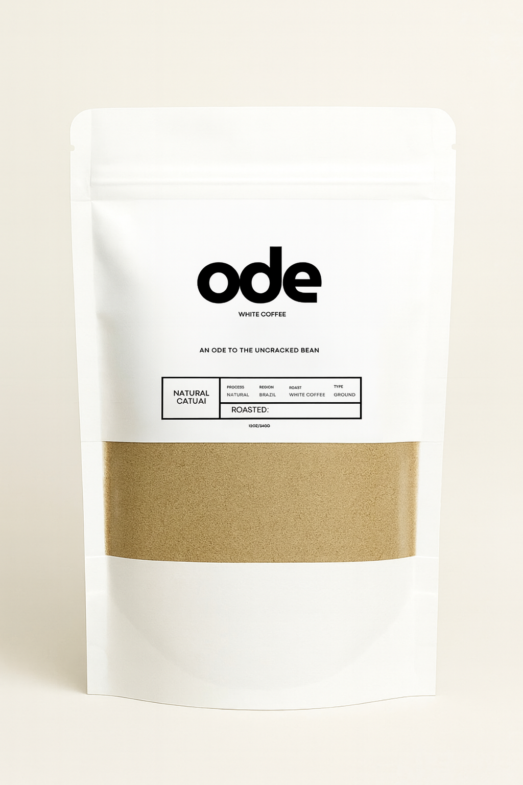 12oz Espresso Ground White Coffee